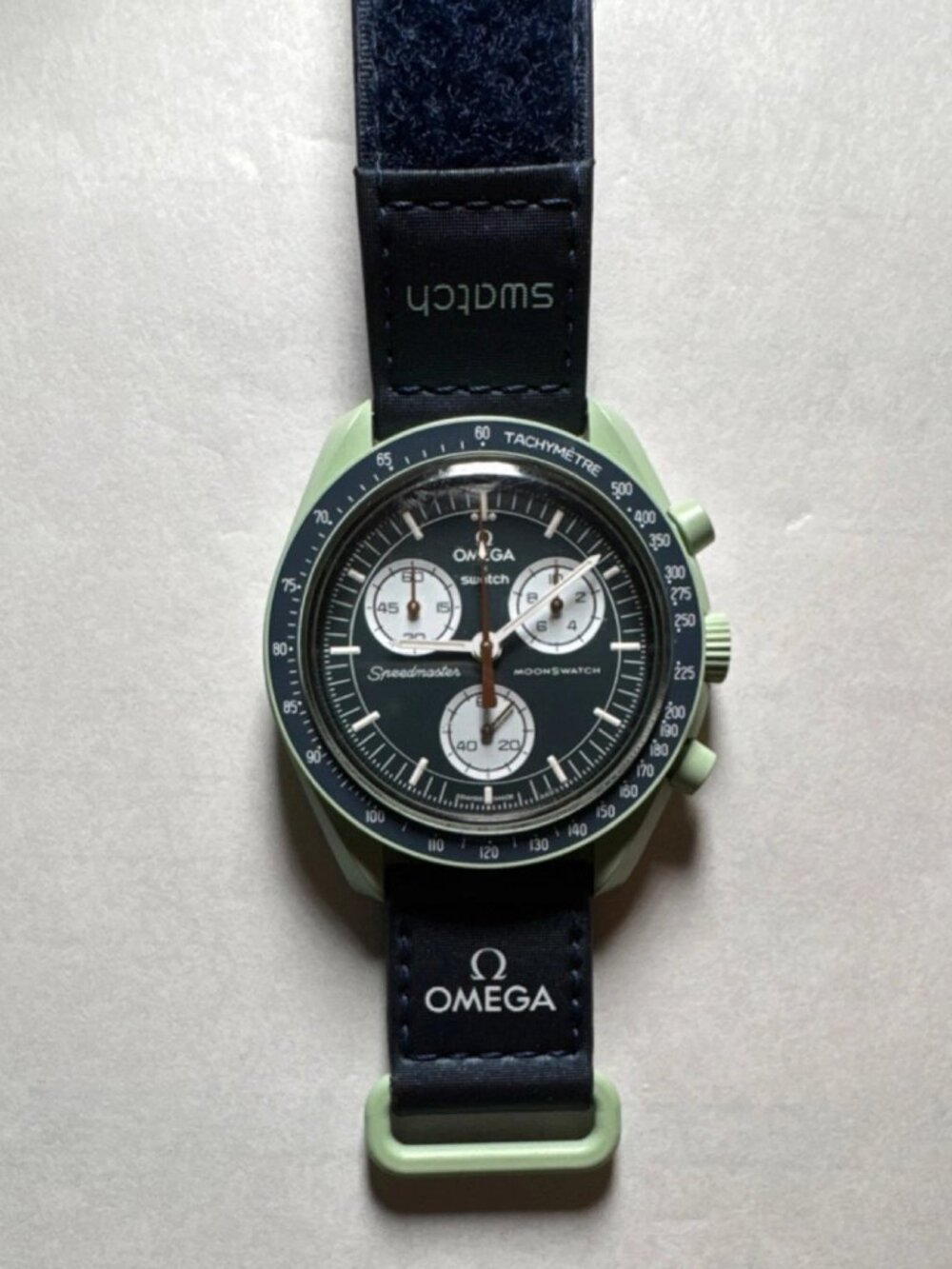 Omega x Swatch MoonSwatch Mission on Earth Green Bioceramic Chronograph